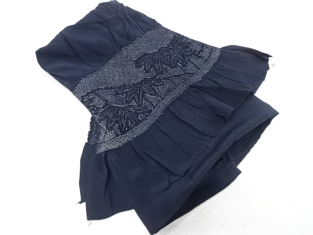 絞り　笹模様　男物兵児帯